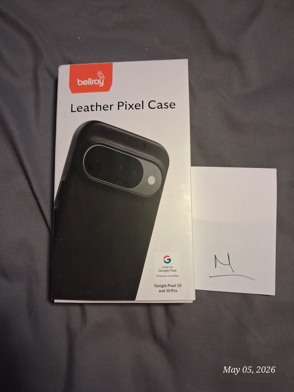 Bellroy Leather Pixel Case in Black